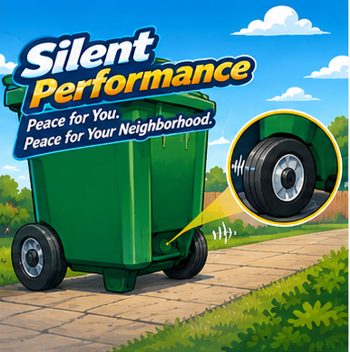 quiet wheels for better living